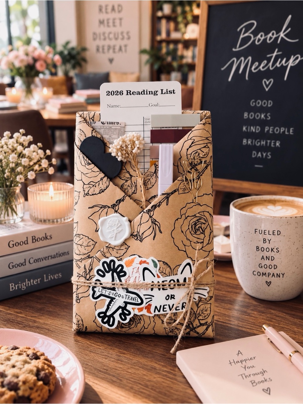 Blind Date With a Book Gift Set – WHITE